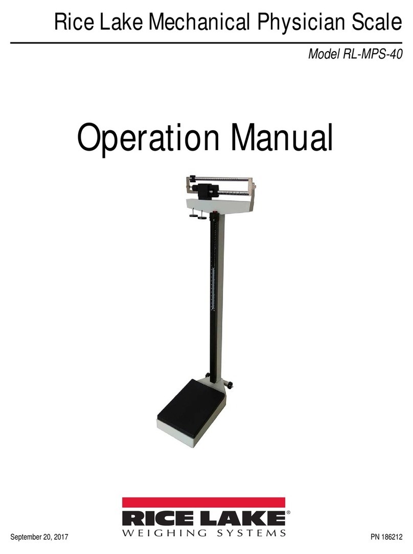 Rice Lake RL-MPS-40 Operation manual
