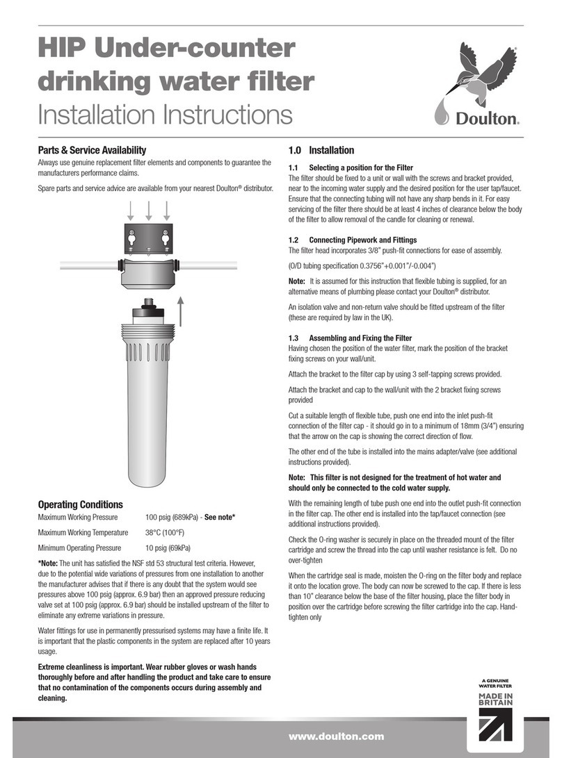 Doulton HIP installation instructions