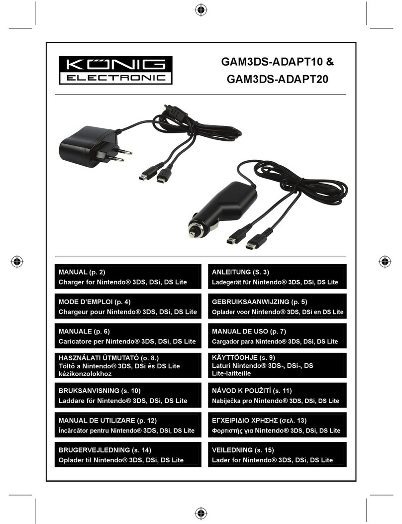 Konig GAM3DS-ADAPT10 manual