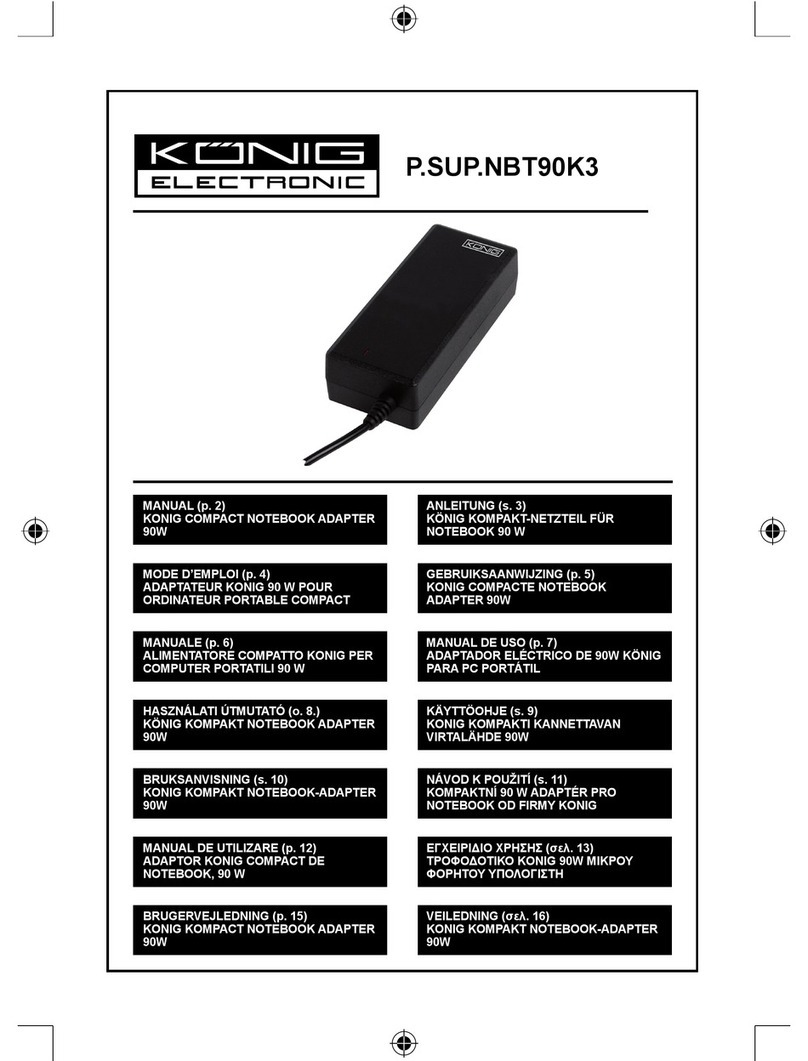 Konig P.SUP.NBT90K3 manual