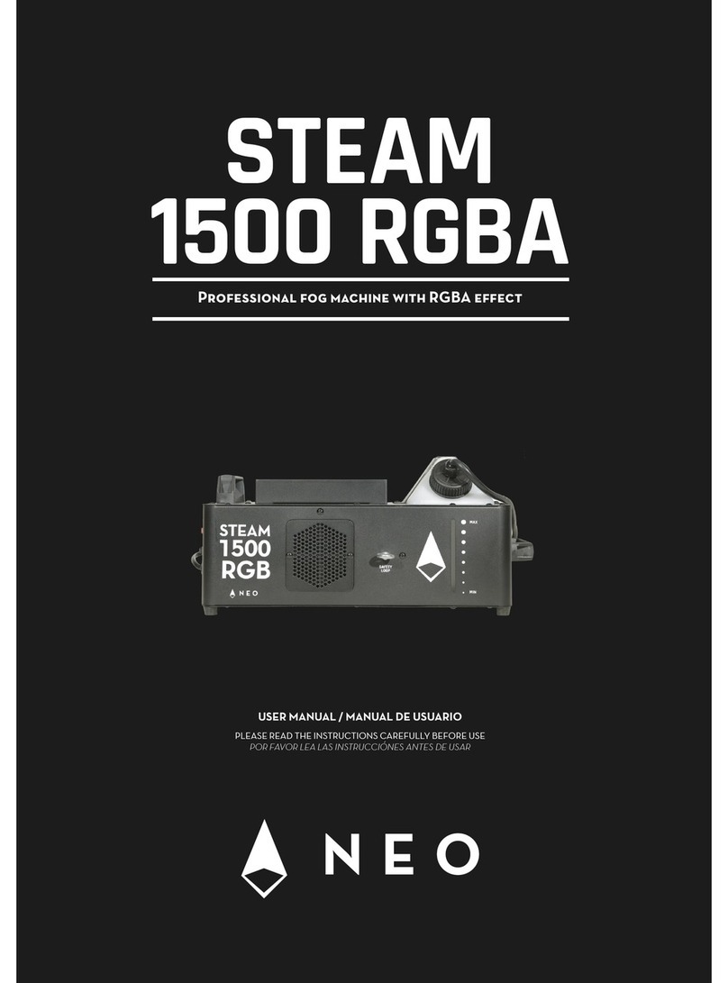NEO STEAM 1500 RGBA user manual