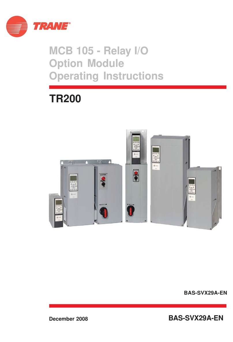 Trane TR200 MCB 105 User manual