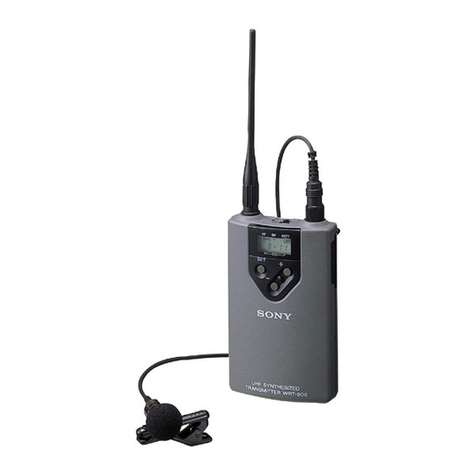 Sony WRT-805A operating instructions