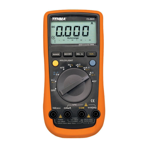Tenma 72-2605 User manual