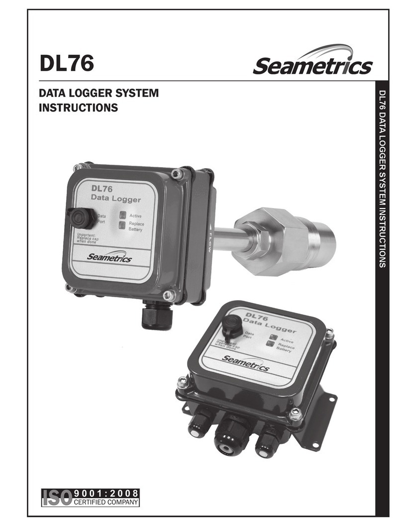 Seametrics DL76 User manual