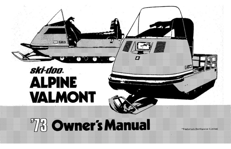 Ski-Doo ALPINE VALMOMT User manual