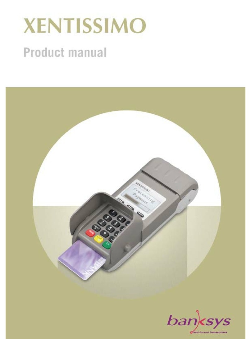 Banksys Xentissimo product manual