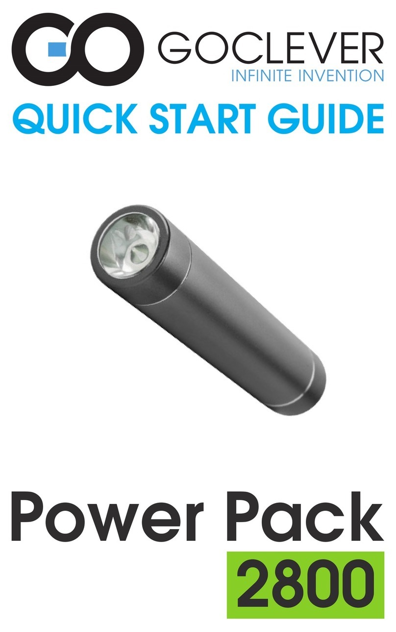 Goclever Power Pack 2800 quick start guide
