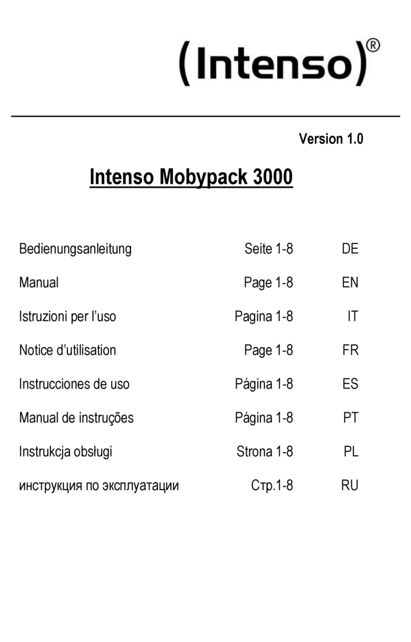 Intenso Mobypack 3000 manual