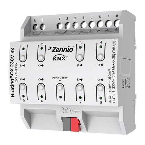 Zennio HeatingBOX 24V 4X User manual