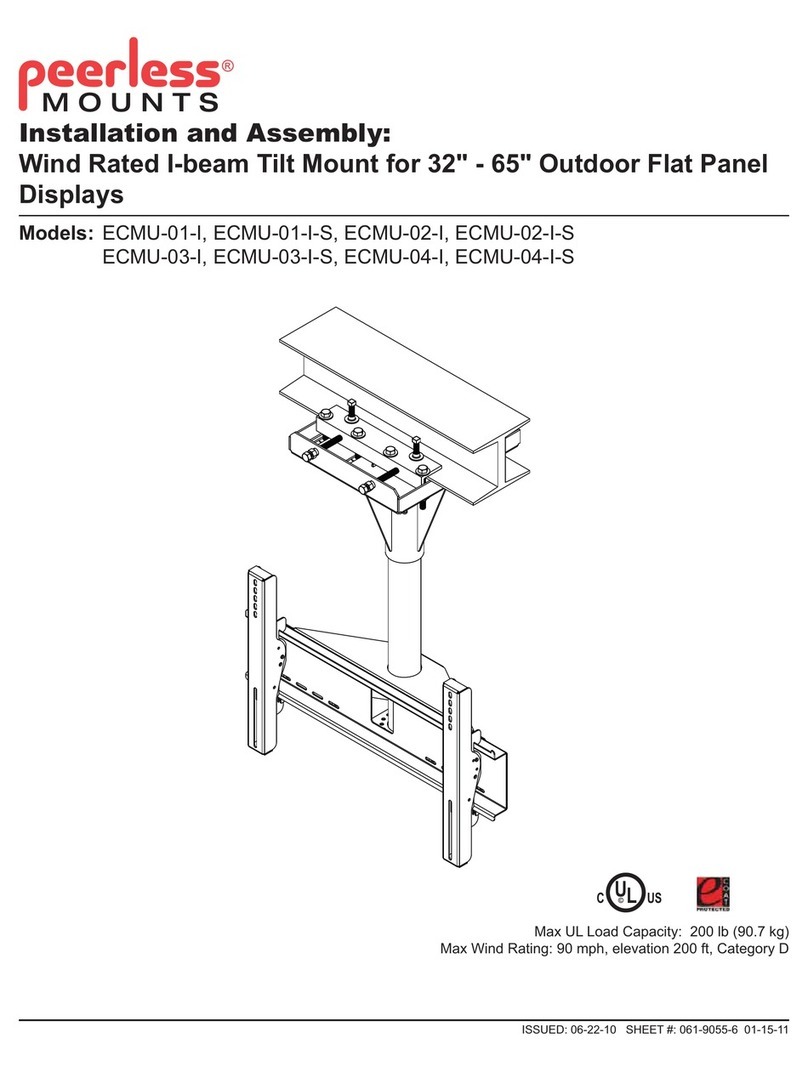 peerless-AV ECMU-01-I-S Installation and assembly