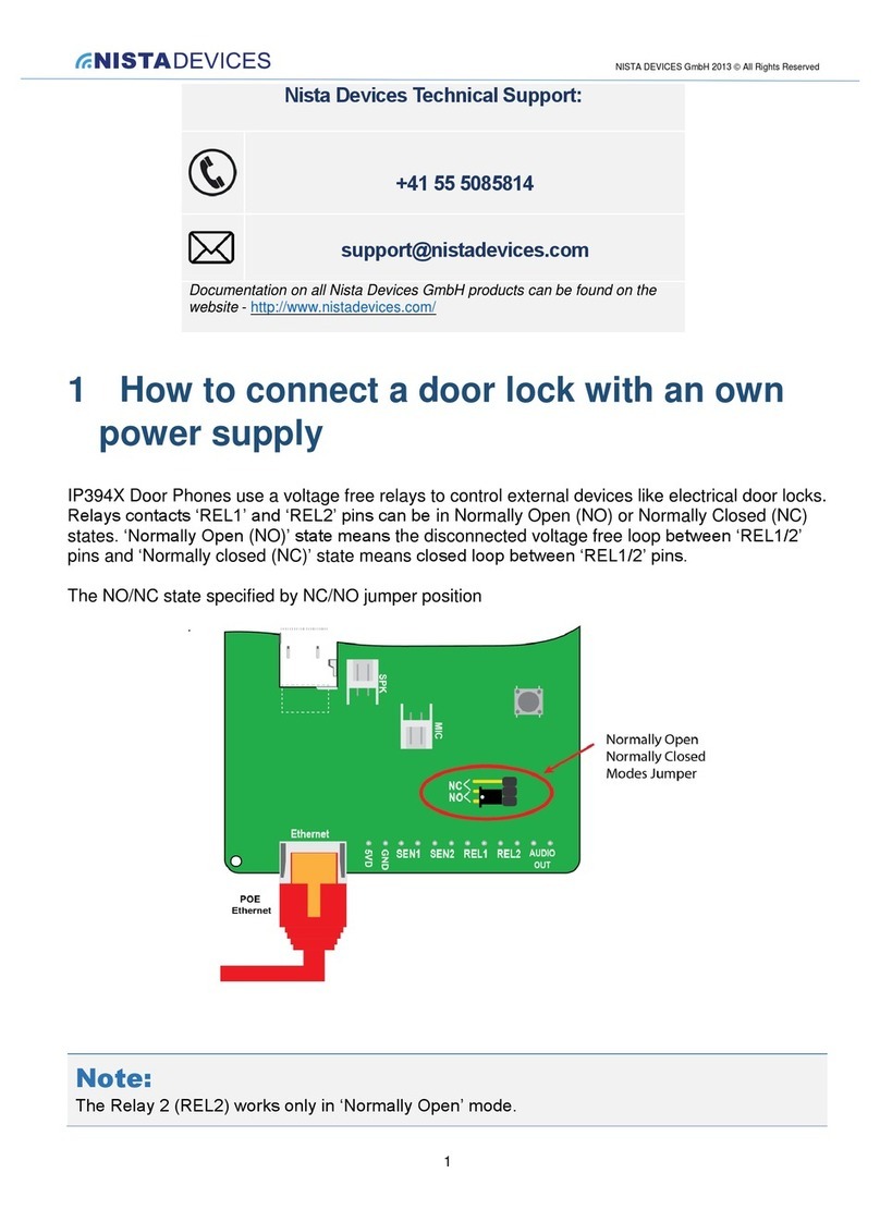 Nista Devices IP 39-4X quick start guide