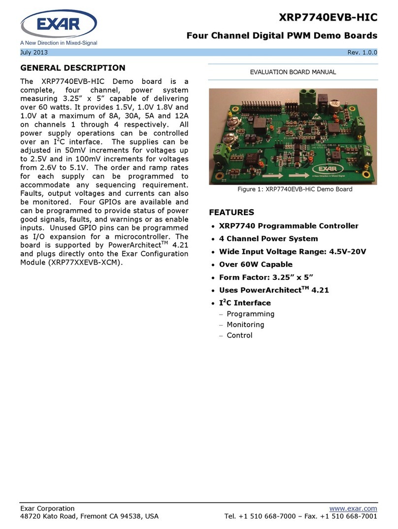 Exar XRP7740EVB-HIC General description