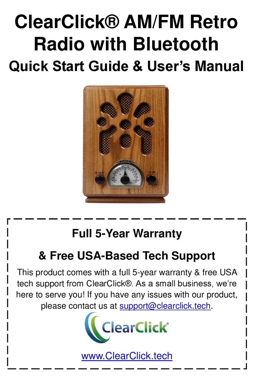 ClearClick VR43 Quick start guide & user manual