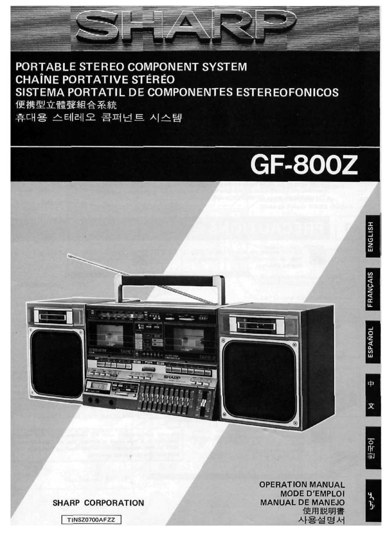 Sharp GF-800Z Operation manual