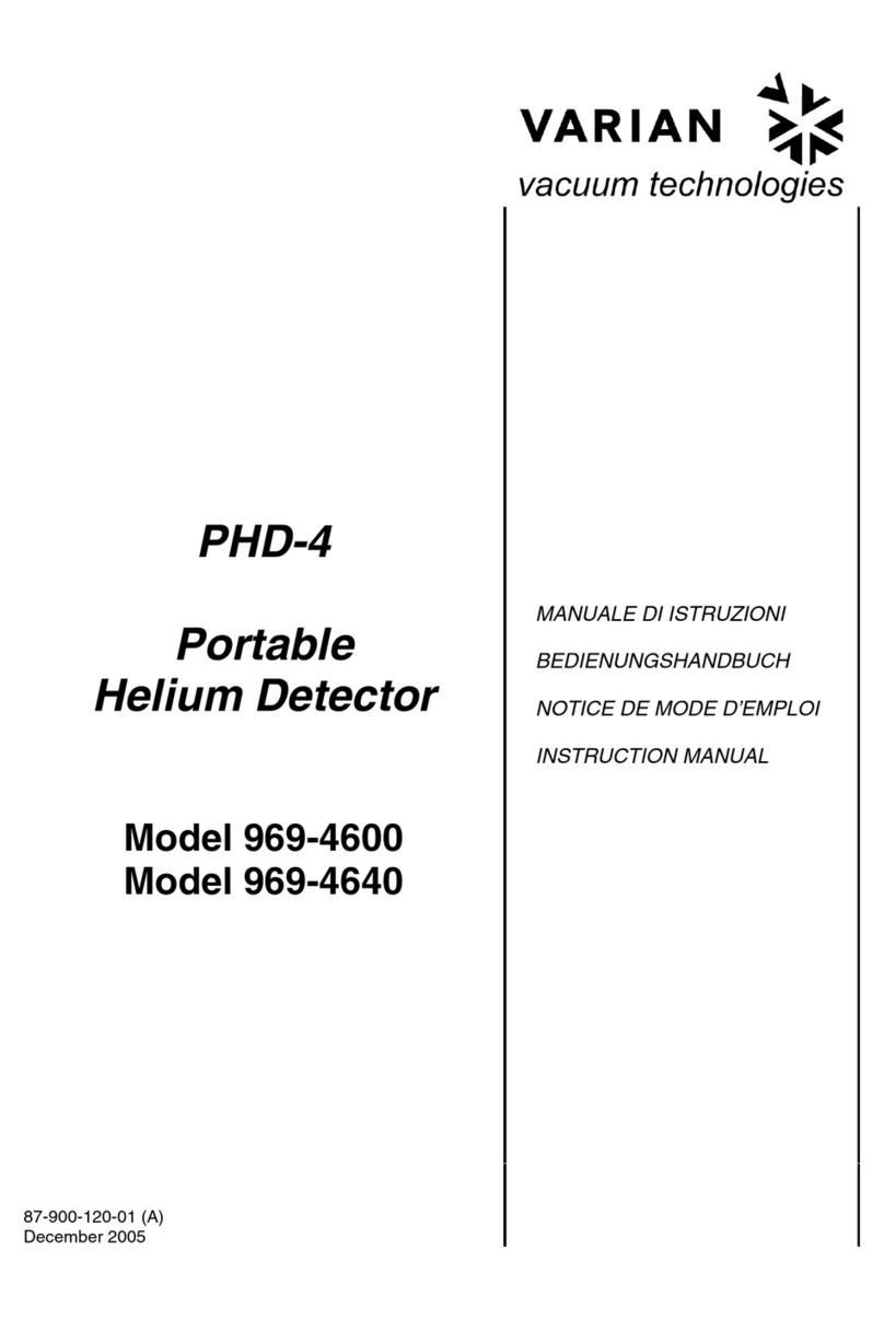 Varian PHD-4 instruction manual