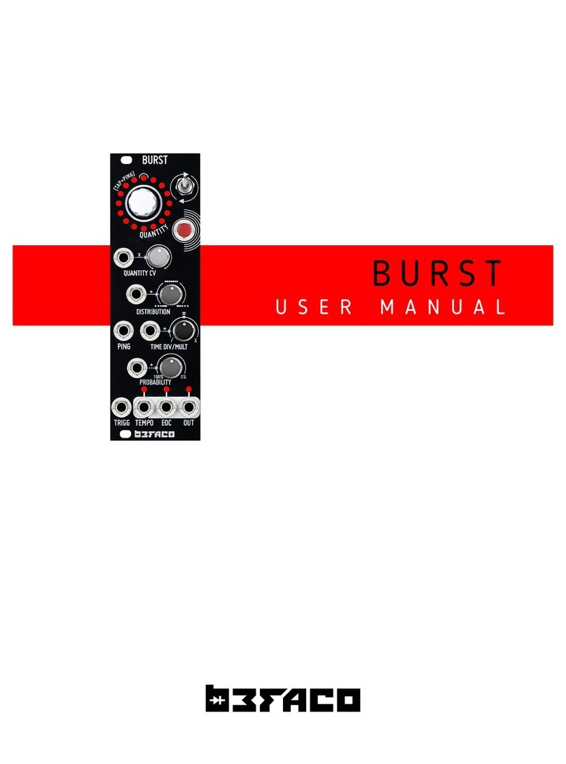 Befaco BURST User manual