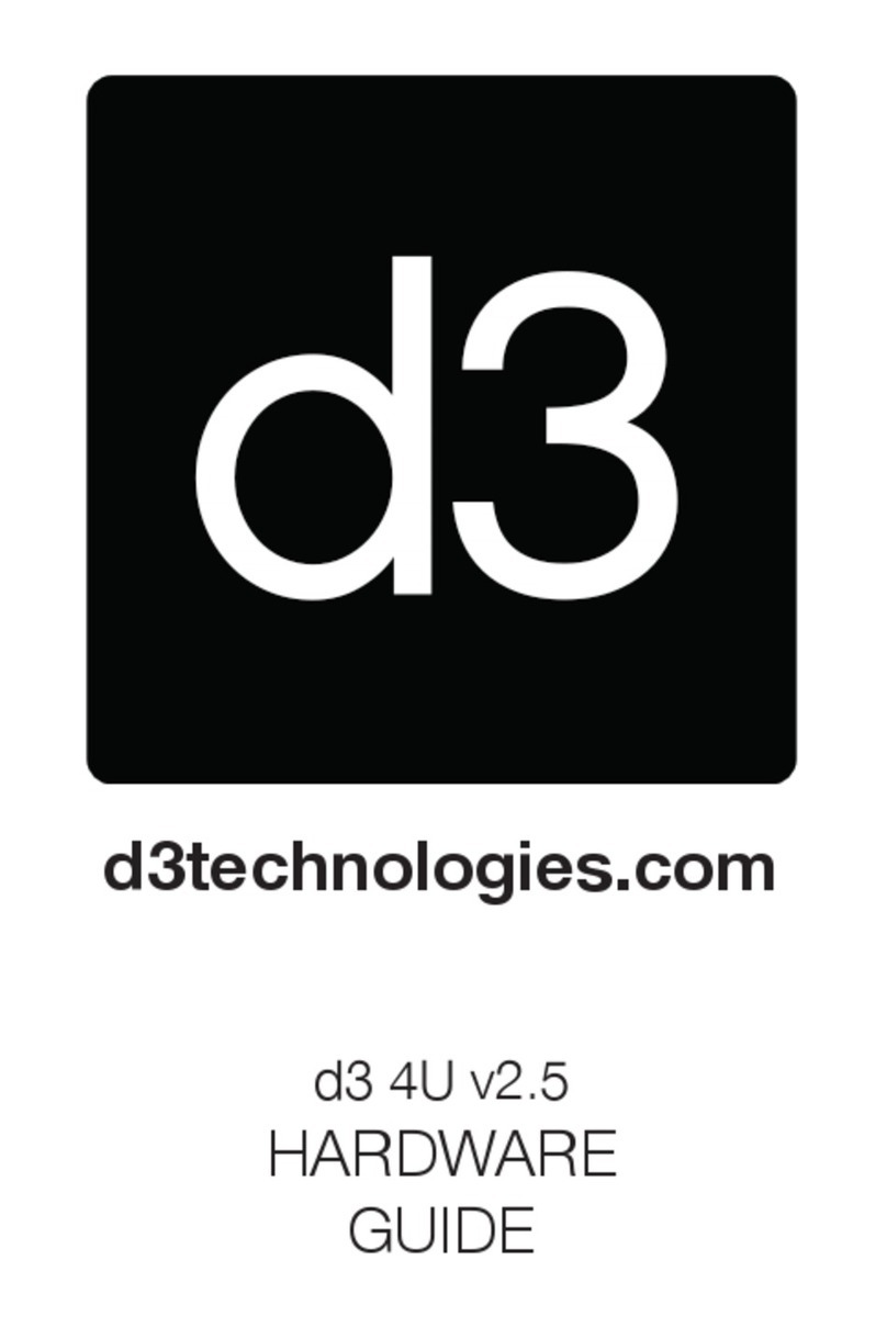 d3 Technologies 4U manual