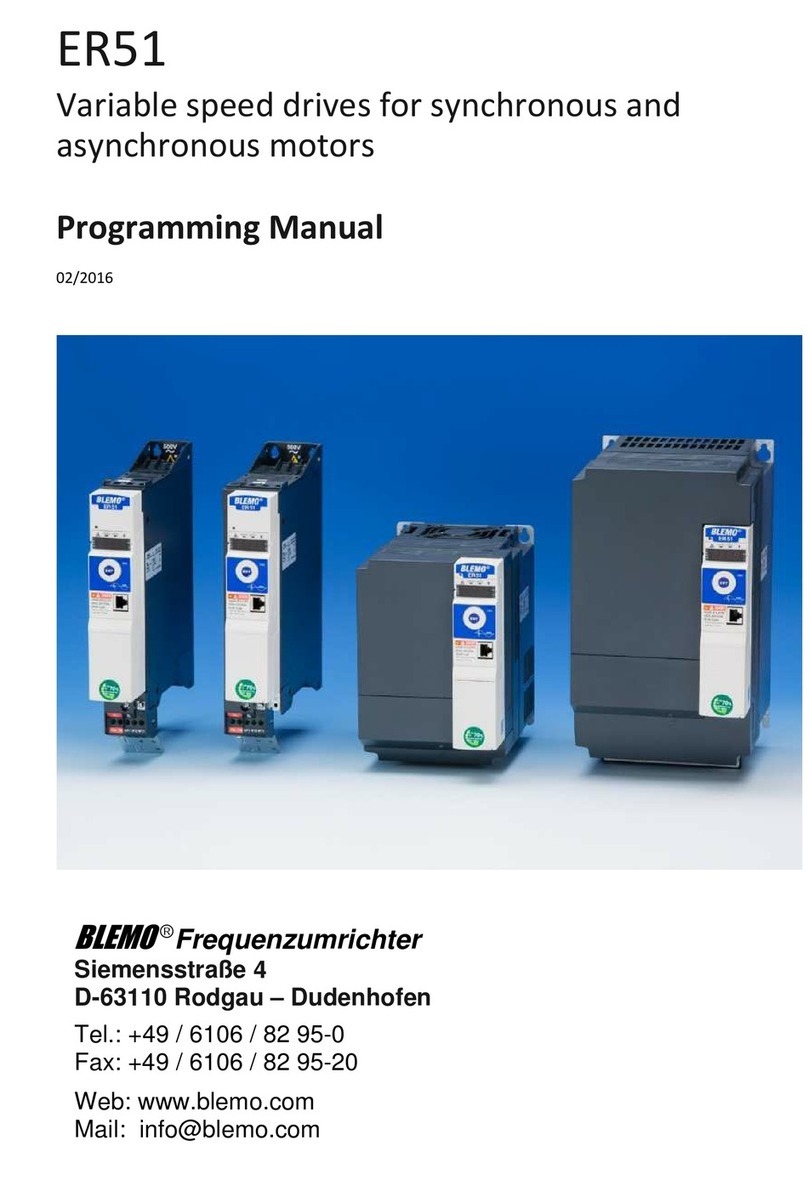 BLEMO ER51 Programming manual