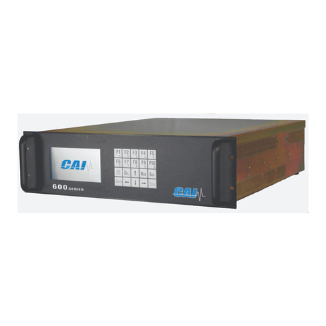 CAI 600 Series user manual