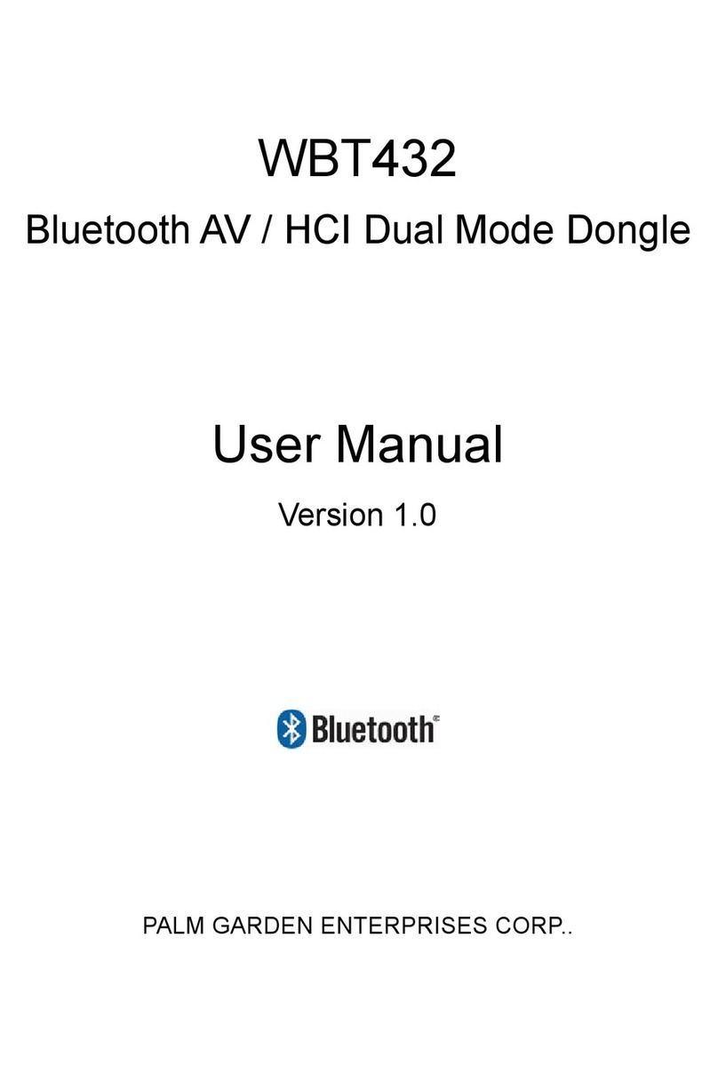 Palm Garden WBT432 user manual