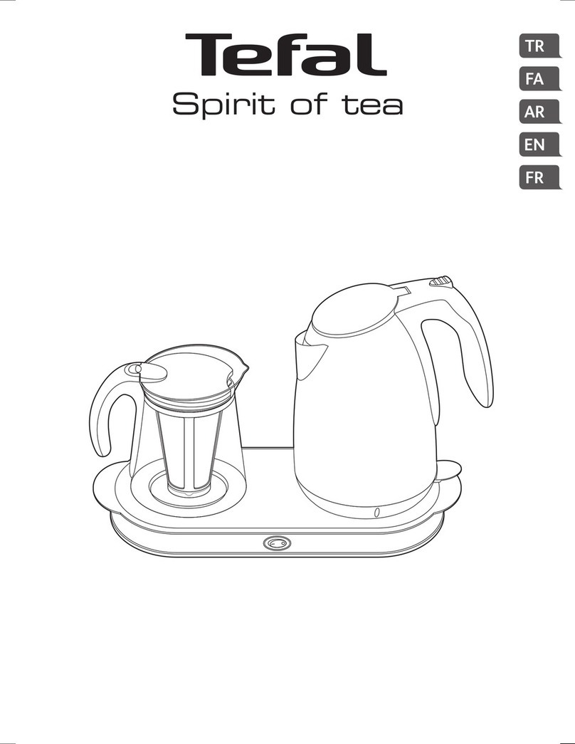 TEFAL Spirit Of Tea User manual