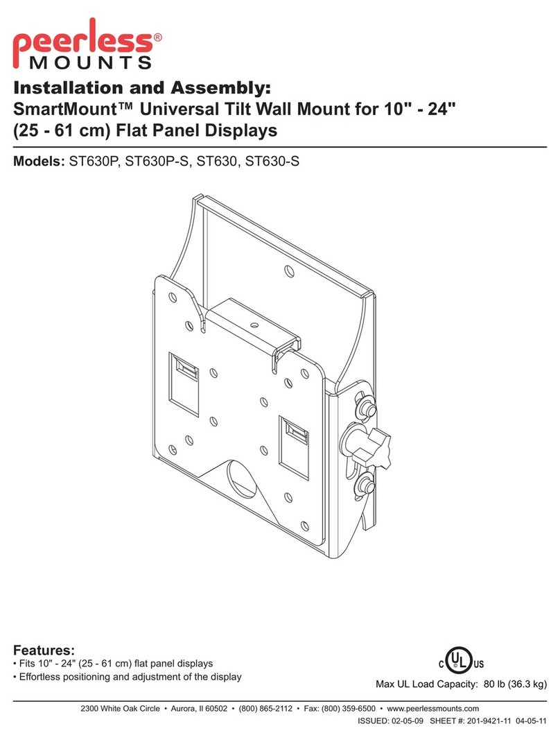 PEERLESS Smartmount ST630P  and assembly Guide