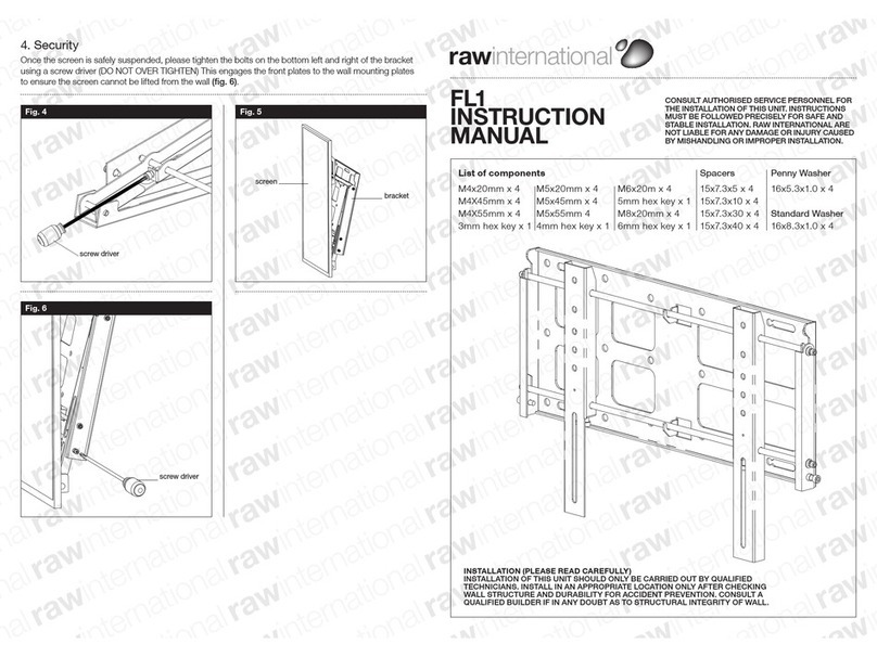 Rawinternational FL1 instruction manual