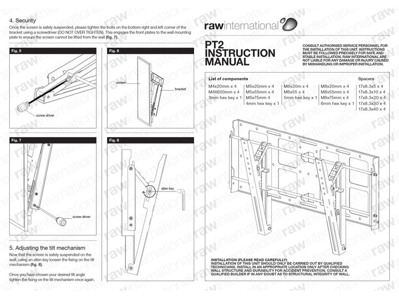 Rawinternational PT2 instruction manual
