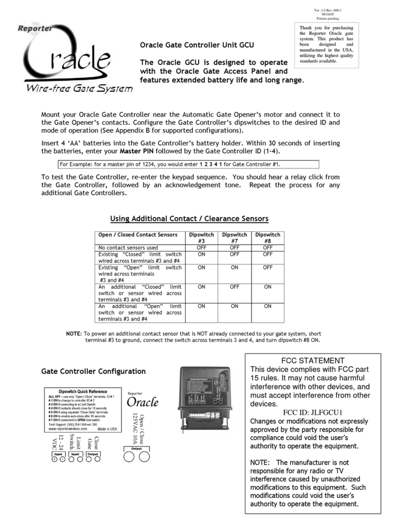 Reporter Oracle user manual