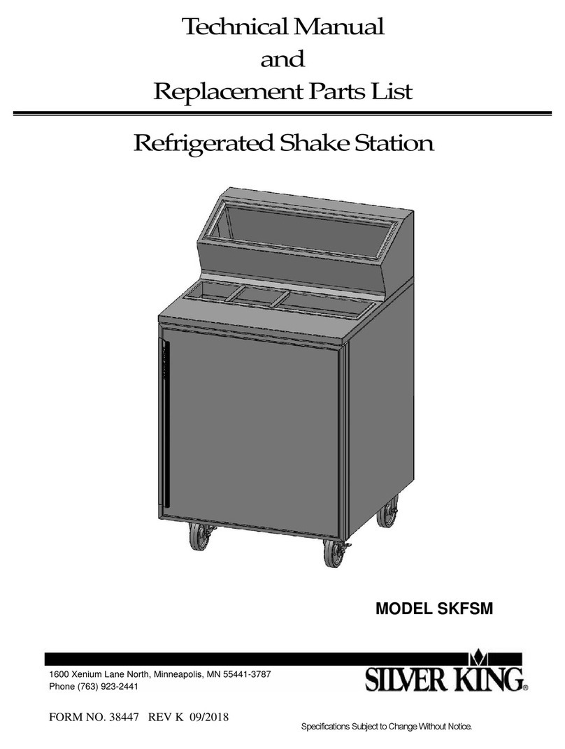 Silver King SKFSM Technical manual and replacement parts list