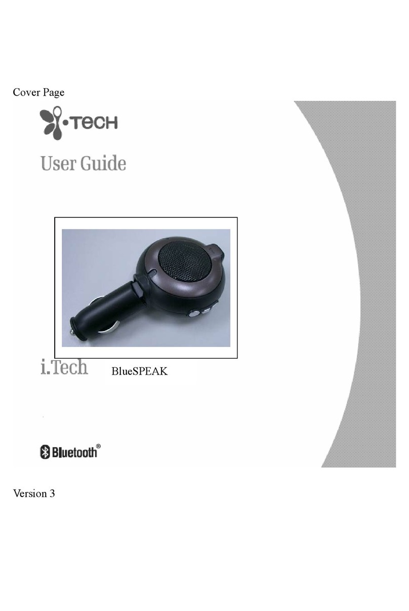 I-Tech BlueSpeak user guide