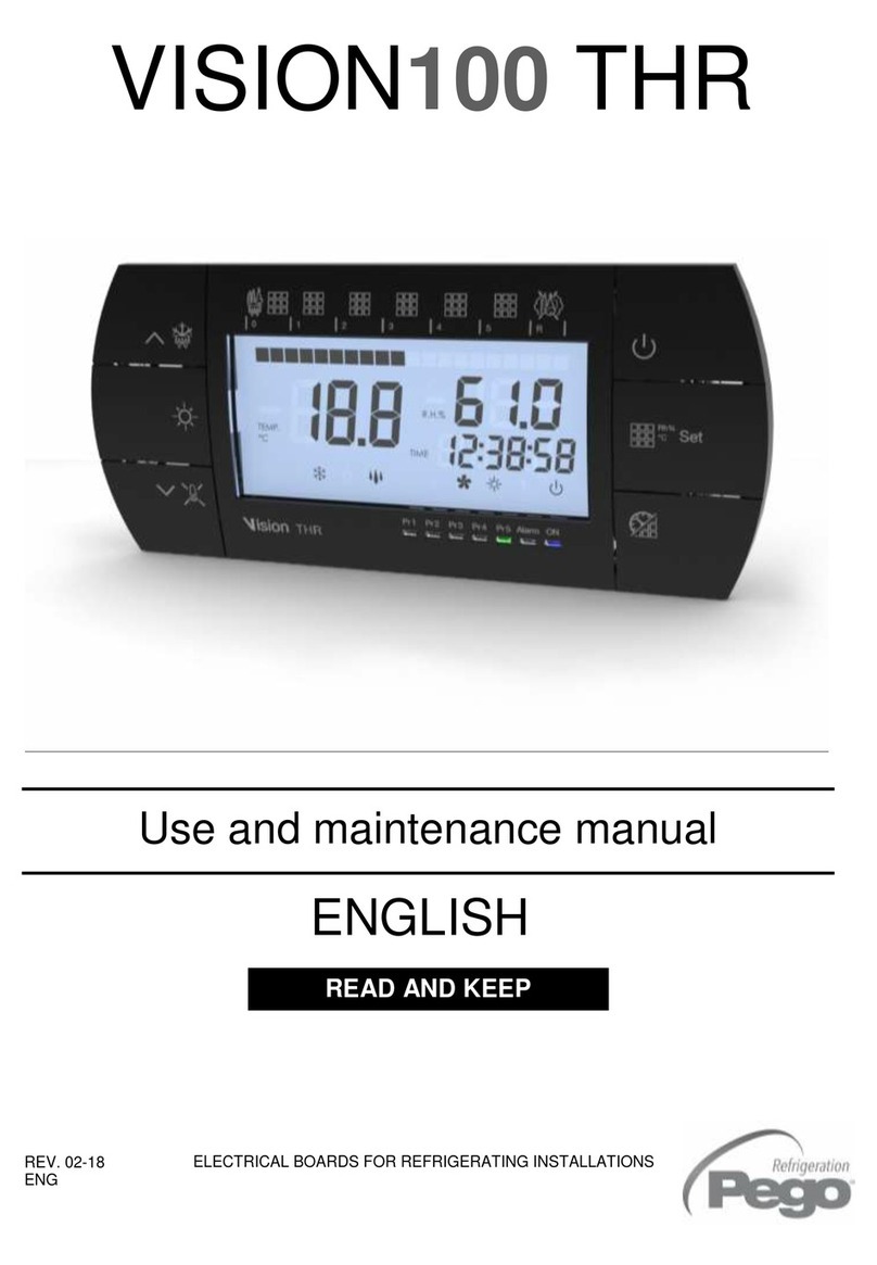 Pego VISION100 THR Use and maintenance manual