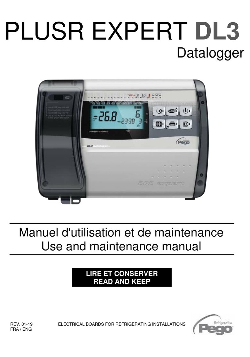 Pego PLUSR EXPERT DL3 Use and maintenance manual