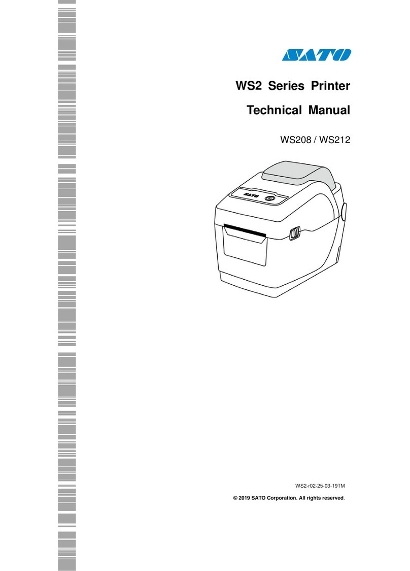SATO WS208 User manual