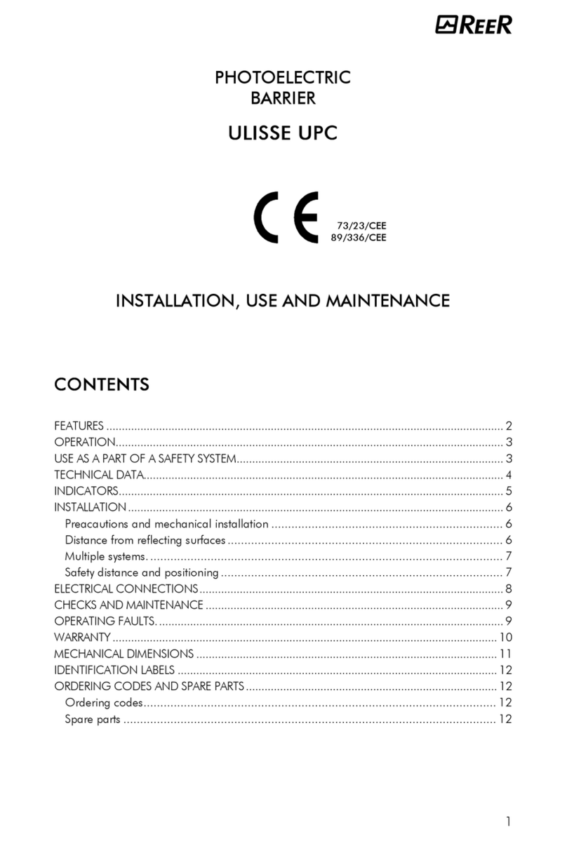 Reer ULISSE UPC Use and maintenance