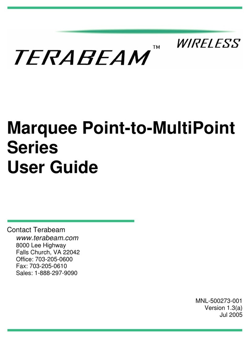 TERABEAM Marquee Point-to-MultiPoint Series user guide