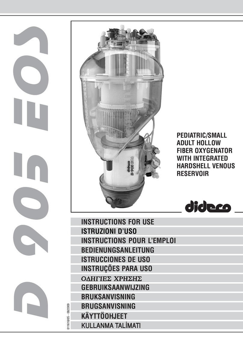 dideco D 905 EOS Instructions for use