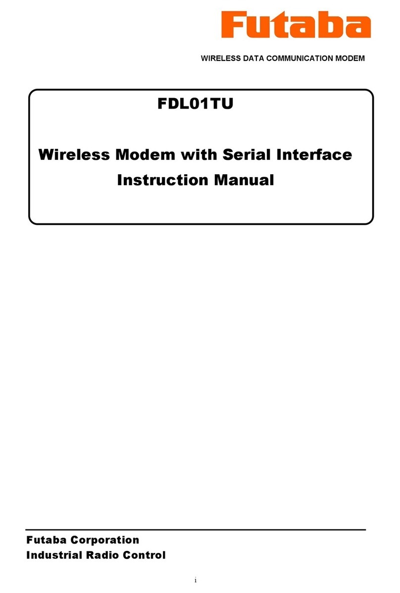 FUTABA FDL01TU instruction manual