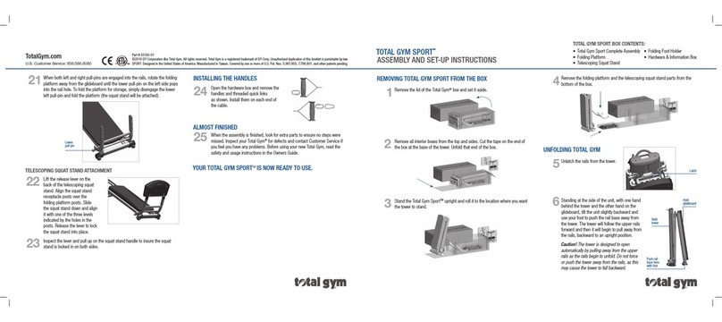 Total Gym Sport Manual
