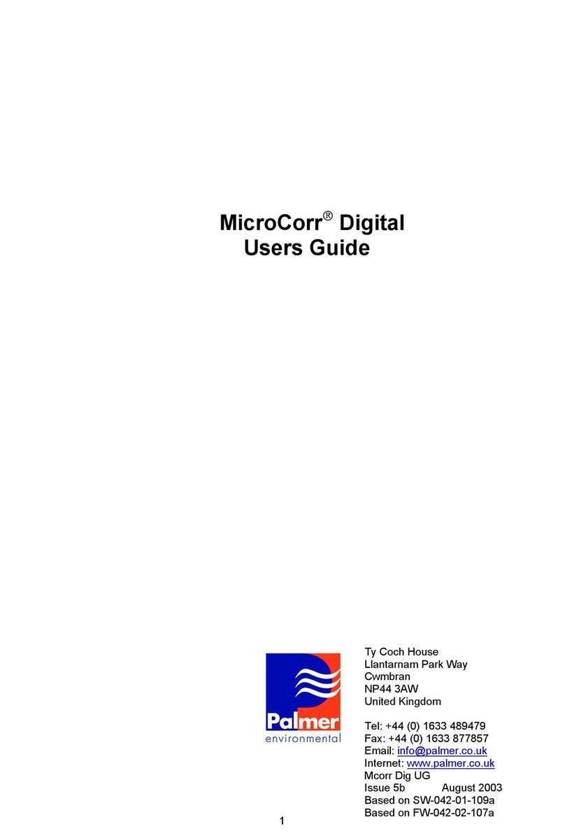 Palmer MicroCorr Digital User manual