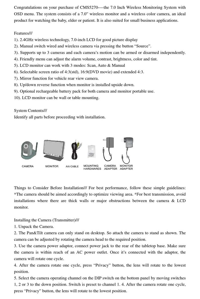 Kocchis CMS5270 manual