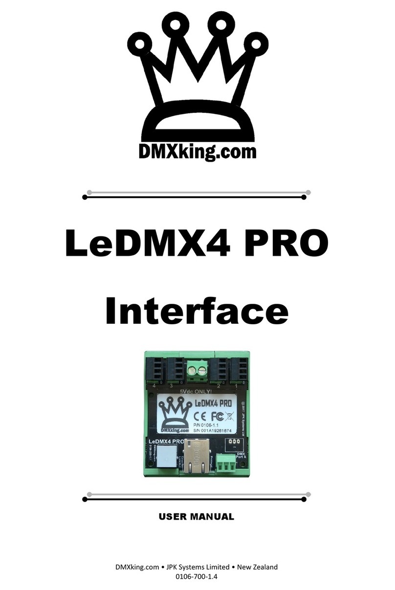 DMXking.com LeDMX4 PRO User manual