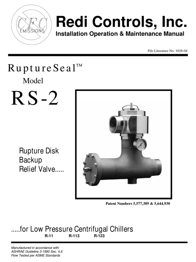 Redi Controls RuptureSeal RS-2 Troubleshooting guide