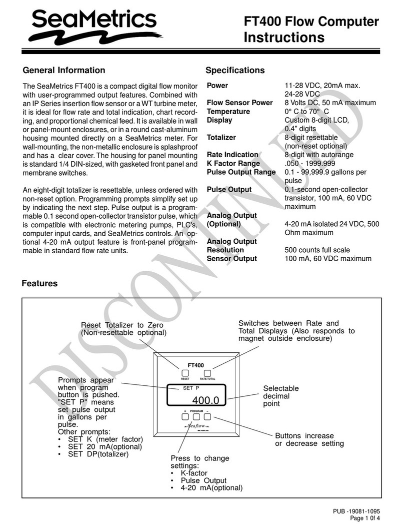 Seametrics FT400 General information
