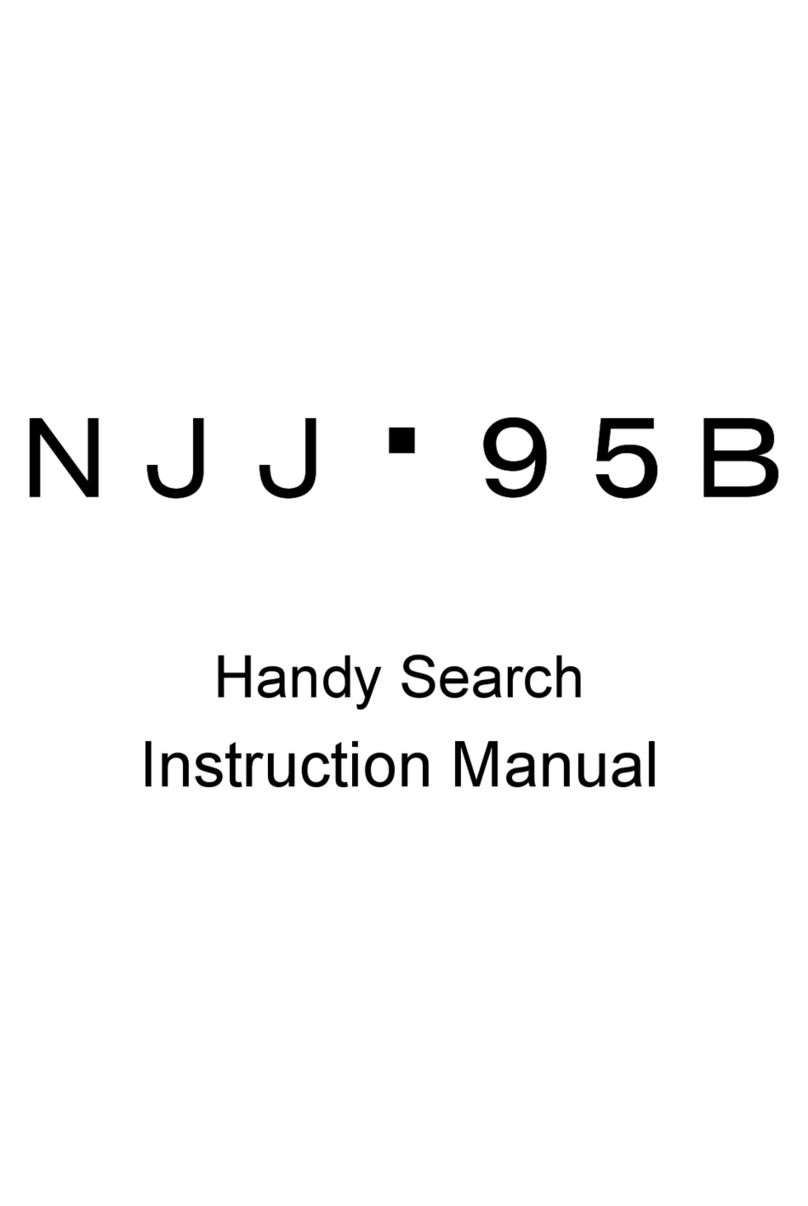 JRC Handy Search NJJ-95B User manual