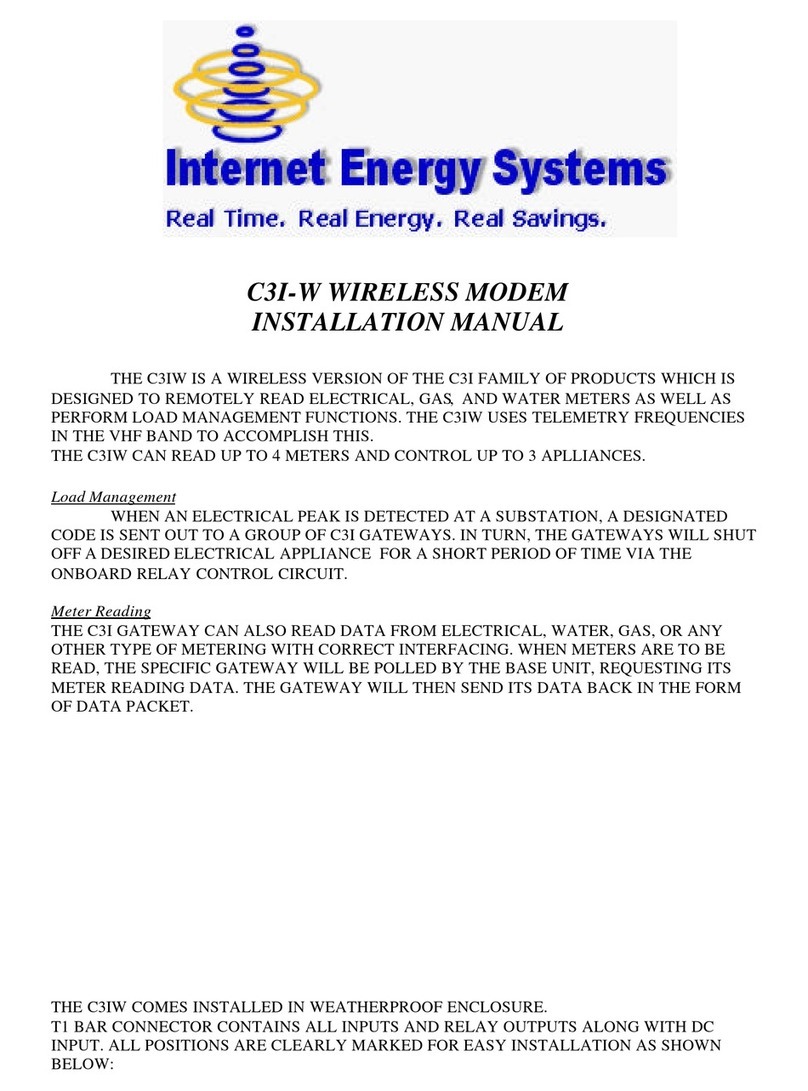 Internet Energy Systems C3I-W installation manual