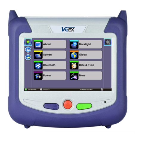 VeEX FX180X User manual