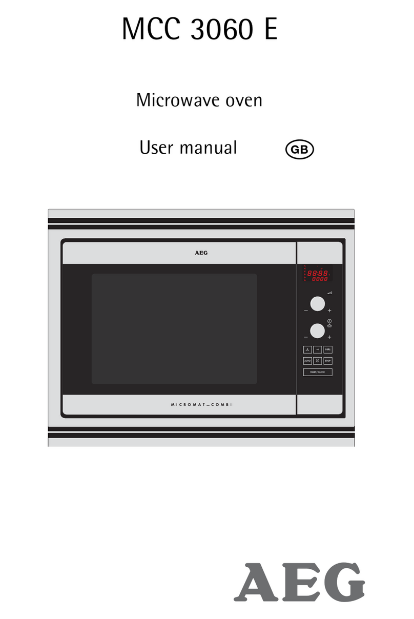 AEG MCC 3060 E User manual