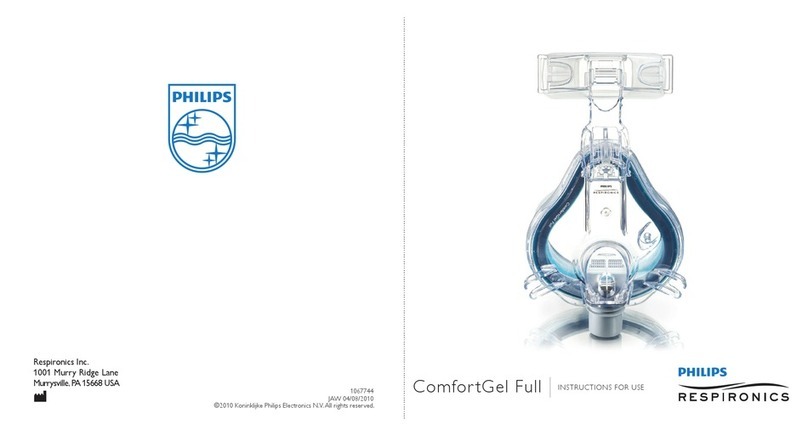 PHILIPS Respironics ComfortGel Instructions for use PHILIPS Respironics ComfortGel Instructions for use